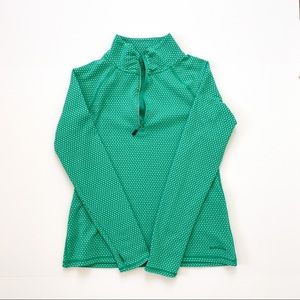 5/$25 Eddie Bauer 1/4 zip pullover green sz L